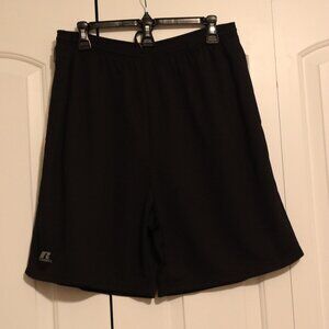 Russell Black Pull on Basketball Shorts with Pockets Youth Large